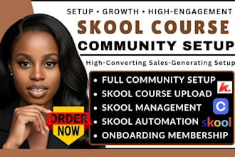 build and automate your skool membership community for online business growth