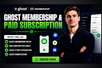 setup ghost membership ghost paid subscription ghost stripe ghost mometization
