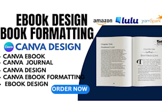 canva ebook design, canva ebook formating, canava journal, redesign canva ebook