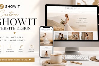 design a stunning showit website that attracts and converts clients