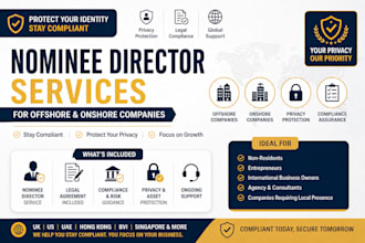 help you stay compliant with nominee director services for offshore and onshore