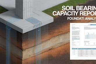 prepare foundation soil and bearing capacity report