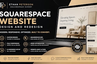 design a squarespace website for your coaching business