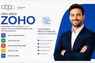do zoho creator app, zoho deluge, zoho creator form, zoho flow, zoho learn