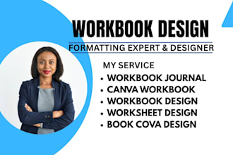 workbook design, workbok journal, canva workbook, worksheet design