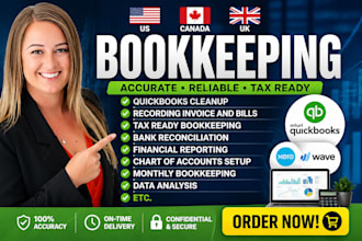 do 2026 std quickbooks bookkeeping, setup, cleanup, catch up reconciliation