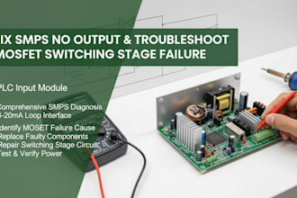 fix smps no output and troubleshoot mosfet switching stage failure