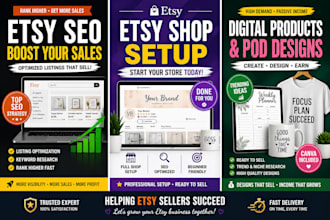 etsy seo, etsy product design, etsy listing, etsy promotion, etsy ranking