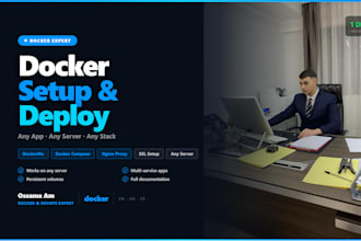 dockerize your application and deploy it using docker compose