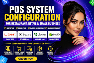 configure pos system for restaurant retail and small business