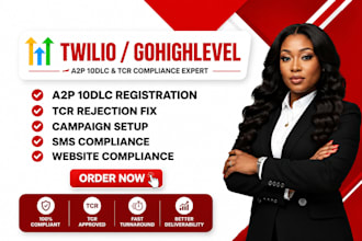 do a2p 10dlc registration ghl, twilio, sms registration compliance
