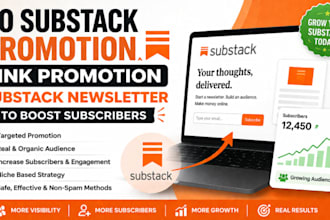 do substack promotion, link promotion, substack newsletter, substack subscribers