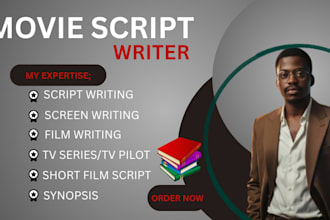 write a professional movie script screenplay or TV pilot