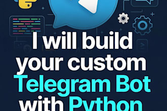 build a telegram bot for any automation and task