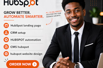 hubspot landing page hubspot automation hubspot CRM setup hubspot cms