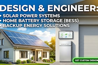 design solar power systems, bess, and residential battery storage solutions