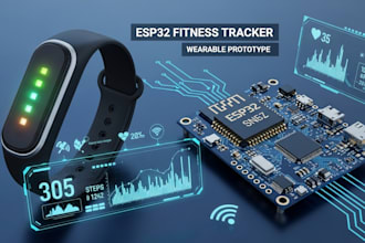 prototype esp32 health trackers for fitness wearables