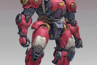 high quality robot, mecha concepts