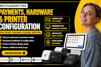 configure restaurant pos payments, printers and hardware setup