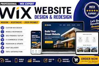 build wix website development wix expert design wix website redesign wix website