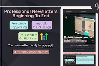 write, design and build professional email newsletters