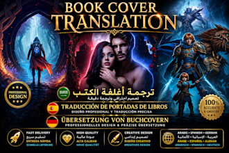 create art book translation in arabic spanish german creative culture in 24hours
