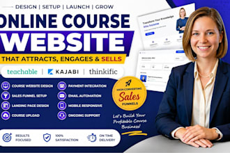 do teachable kajabi thinkific online course website podia ecourse sales funnel