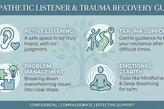 help you process trauma and manage life problems