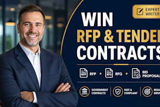 write rfp, rfi, rfq response, tender and bid proposal