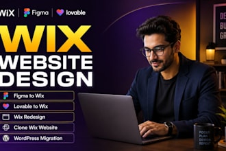 redesign, clone, migrate and convert lovable, figma to wix website