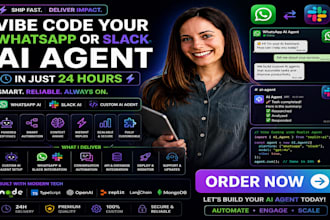 vibe code your custom whatsapp or slack ai agent in 24 hours