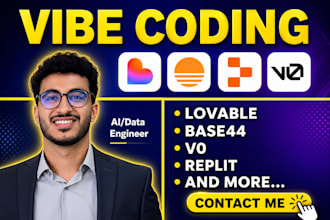be your vibe coding expert, fix lovable, base44, replit, v0 apps