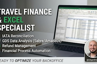 travel finance reconciliation and excel automation