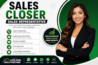 close high ticket sales on commission qualified lead generation cold calling sal