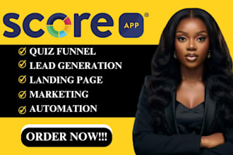 build quiz funnel score cards with score app for lead generation and sales