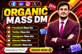 send instagram mass dm linkedin mass dm facebook mass dm daily outreach cold dm