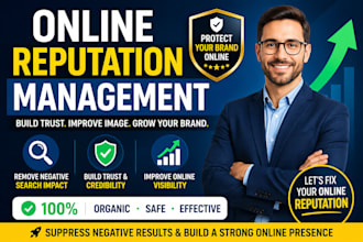 do online reputation management and suppress negative links