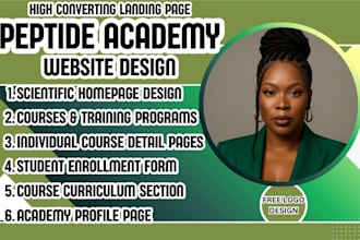 peptide academy website online academy website science education website