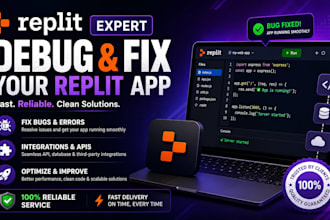 replit debugging replit expert replit integration replit website bug fix web app