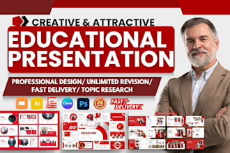 design your educational presentation for lectures and deliver fast