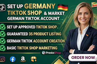 setup german tiktok shop, integrate tiktok with shopify, tiktok german shopify