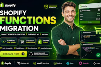 shopify functions migration,shopify scripts to functions,checkout api, shopify
