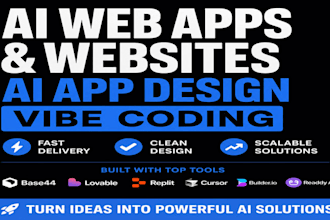 build ai web apps and websites using base44, replit, cursor and builder io
