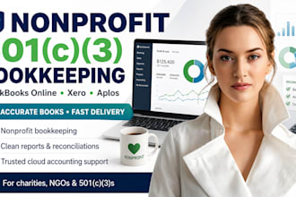 do nonprofit, 501c3 bookkeeping in quickbooks online, xero and aplos