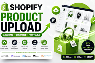 upload products to shopify store via autods syncee cjdropshipping alibaba