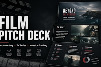 design film investor pitch deck documentary pitch deck TV series pitch bible