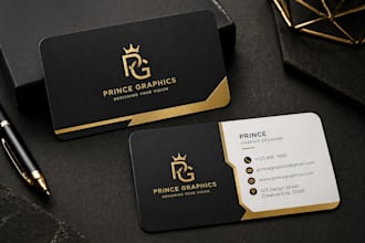 design a professional modern business card
