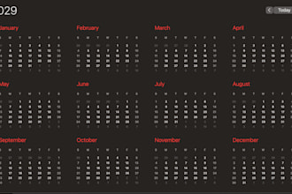create your content calendar