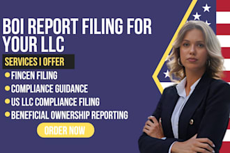 file boi report for llc and ensure US business compliance fast