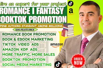 do viral romance booktok promotion videos for kdp book sales book promotion